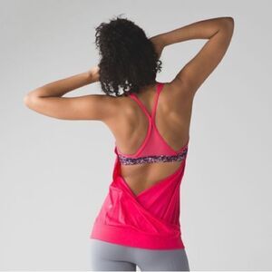 Lululemon Minimalist Tank Boom Juice / Mini Ripple Boom Juice Multi size 6 EUC